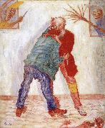 James Ensor The Fight Norge oil painting reproduction